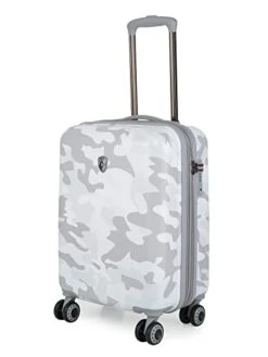Heys Black Camo 21" Carry On Spinner Luggage (White) 18 Heys Black Camo 21" Carry On Spinner Luggage (White) -Luggage Factory Store 312ieESK DL