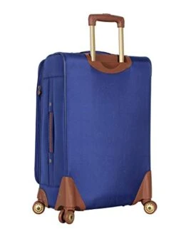 Caribbean Joe Castaway Designer Luggage - 4 Piece Softside Expandable Lightweight Spinner Suitcases- Travel Set Includes Tote Bag, 20-Inch Carry On, 24 Inch And 28-Inch Suitcases (Royal Blue) -Luggage Factory Store 313RCVhrdnL