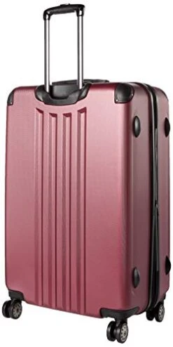Kenneth Cole Reaction Reverb Hardside 8-Wheel 3-Piece Spinner Luggage Set: 20" Carry-on, 25", 29", Raspberry -Luggage Factory Store 316kTDf5S0L