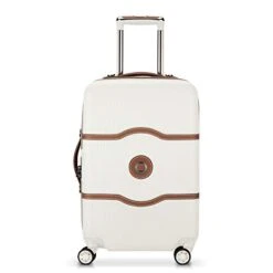 DELSEY Paris Chatelet Hardside Luggage With Spinner Wheels, Champagne White, Carry-on 21 Inch, No Brake