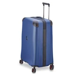 DELSEY Paris Cactus Hardside Luggage With Spinner Wheels, Navy, Checked-Medium 24 Inch -Luggage Factory Store 31AHs1fexcL