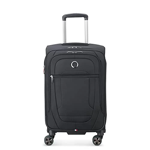 DELSEY Paris Helium DLX Softside Expandable Luggage With Spinner Wheels, Black, Carry On 20 Inch 3 DELSEY Paris Helium DLX Softside Expandable Luggage With Spinner Wheels, Black, Carry On 20 Inch