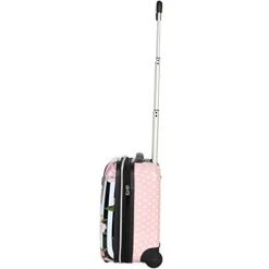 Betsey Johnson 4 Piece Designer Luggage - Expandable (ABS+PC) Hardside Lightweight Spinner Suitcases - Set Includes 15 Inch Underseat Bag, 20 Inch Carry On, 26 & 30 Inch Checked Bags (Stripe Roses) 14 Betsey Johnson 4 Piece Designer Luggage - Expandable (ABS+PC) Hardside Lightweight Spinner Suitcases - Set Includes 15 Inch Underseat Bag, 20 Inch Carry On, 26 & 30 Inch Checked Bags (Stripe Roses) -Luggage Factory Store 31CSIYjCQFL