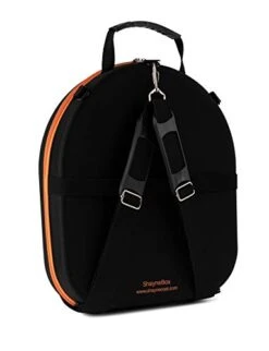 Hat Box Travel Crush Proof Carry On With Luggage Strap And Shoulder Strap Black -Luggage Factory Store 31EIEGLzswL