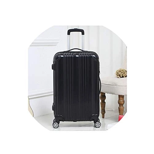 New Hot Suitcase Carry-Ons Women Travel Spinner Rolling Luggage On Wheels,Black,22 4 New Hot Suitcase Carry-Ons Women Travel Spinner Rolling Luggage On Wheels,Black,22 - Image 2