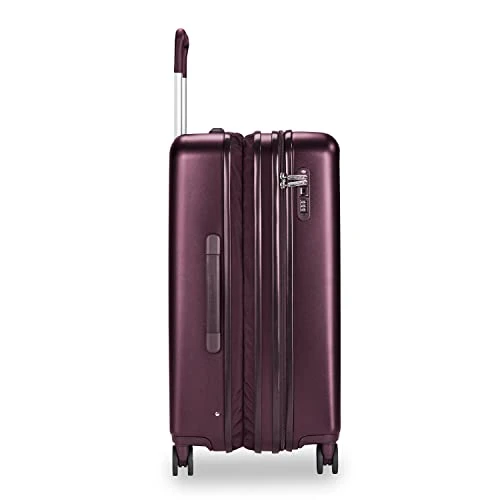 Briggs & Riley Sympatico Hardside Medium Spinner Luggage, Plum, 27-Inch Checked 11 Briggs & Riley Sympatico Hardside Medium Spinner Luggage, Plum, 27-Inch Checked - Image 9