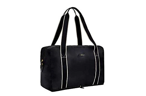 Paravel Foldable Travel Duffle Bag | Derby Black | Lightweight Carry On Bag 10 Paravel Foldable Travel Duffle Bag | Derby Black | Lightweight Carry On Bag - Image 8