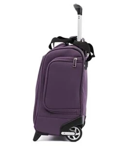 Travelpro Skypro Lightweight Airline Size Carry On Luggage Trolley Suitcase (Orchid Purple, 2-Wheel Underseat Bag) -Luggage Factory Store 31OBtr8H0hL