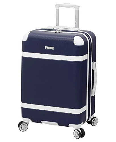 LONDON FOG Vintage Hardside Expandable Spinner Luggage, Midnight Blue, 3-Piece Set 8 LONDON FOG Vintage Hardside Expandable Spinner Luggage, Midnight Blue, 3-Piece Set - Image 6