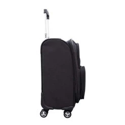 NFL New Orleans Saints Domestic Carry-On Spinner, 20-Inch, Black -Luggage Factory Store 31ToCefa BL