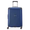 DELSEY Paris Cactus Hardside Luggage With Spinner Wheels, Navy, Checked-Medium 24 Inch