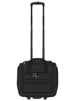 Travelers Club Business Class 16-Inch Under The Seat Carry-On Luggage, Executive Black -Luggage Factory Store 31fNQ RPWYL