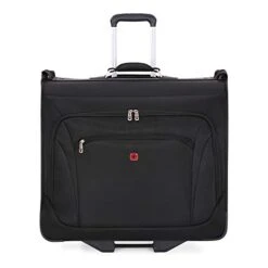 (USED) SWISSGEAR Full-Sized Effortless Folding Wheeled Garment Bag | Rolling Travel Luggage | Men's And Women's - Black 17 (USED) SWISSGEAR Full-Sized Effortless Folding Wheeled Garment Bag | Rolling Travel Luggage | Men's And Women's - Black -Luggage Factory Store 31fsm 2B6NRlL
