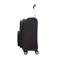 NFL New Orleans Saints Domestic Carry-On Spinner, 20-Inch, Black -Luggage Factory Store 31i8sIuigQL