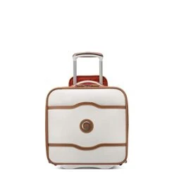 DELSEY Paris Chatelet 2.0 Softside Luggage Under-Seater With 2 Wheels, Angora, Carry-on 16 Inch