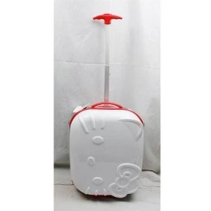Hello Kitty 18" Rolling ABS Luggage Bag Hard Suit Case- White Face Bow 3 Hello Kitty 18" Rolling ABS Luggage Bag Hard Suit Case- White Face Bow