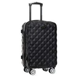 Kenneth Cole Reaction Diamond Tower Luggage Collection Lightweight Hardside Expandable 8-Wheel Spinner Travel Suitcase, Black, 2-Piece Set (20" & 28") -Luggage Factory Store 31lm0fIPoqS bc561632 7186 4cbe 8431 2406ad6bada1