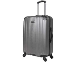 Kenneth Cole Reaction Gramercy Collection Lightweight Hardside 4-Wheel Spinner Luggage, Silver, 24-Inch Checked 11 Kenneth Cole Reaction Gramercy Collection Lightweight Hardside 4-Wheel Spinner Luggage, Silver, 24-Inch Checked -Luggage Factory Store 31nyWApazTL