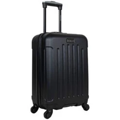 Heritage Travelware Lincoln Park 20" Hardside 4-Wheel Spinner Carry-on Luggage, Black -Luggage Factory Store 31rfGUCjOSL