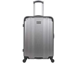 Kenneth Cole Reaction Gramercy Collection Lightweight Hardside 4-Wheel Spinner Luggage, Silver, 24-Inch Checked 12 Kenneth Cole Reaction Gramercy Collection Lightweight Hardside 4-Wheel Spinner Luggage, Silver, 24-Inch Checked -Luggage Factory Store 31uKWgmQ SL
