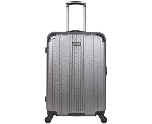 Kenneth Cole Reaction Gramercy Collection Lightweight Hardside 4-Wheel Spinner Luggage, Silver, 24-Inch Checked 7 Kenneth Cole Reaction Gramercy Collection Lightweight Hardside 4-Wheel Spinner Luggage, Silver, 24-Inch Checked - Image 5