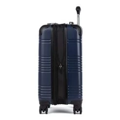 Travelpro Roundtrip Hardside Expandable Luggage, TSA Lock, 8 Spinner Wheels, Hard Shell Polycarbonate Suitcase, Navy, 2-Piece Set (21/25) -Luggage Factory Store 31wUPKa9SKL