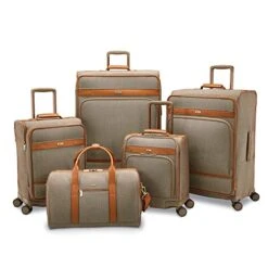 Hartmann Herringbone Deluxe Underseat Carry On Spinner, Terracotta -Luggage Factory Store 41 4BWNymzL