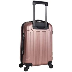 Kenneth Cole Reaction Out Of Bounds 2-Piece Hardside 4-Wheel Spinner Luggage Set: 20" Carry-On & 28" Checked Suitcase, Rose Gold -Luggage Factory Store 41 bGqyP9fL