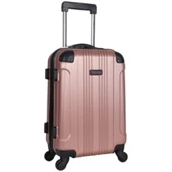 Kenneth Cole Reaction Out Of Bounds 2-Piece Hardside 4-Wheel Spinner Luggage Set: 20" Carry-On & 28" Checked Suitcase, Rose Gold -Luggage Factory Store 41 tKUMzIYL