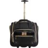 BEBE Women's Evans Wheeled Under The Seat Carry On Bag, Black Croc -Luggage Factory Store 41098OR0dtL