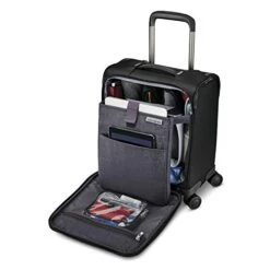 Samsonite Silhouette 16 Underseat Spinner Carry On (Obsidian) -Luggage Factory Store 410eE FjT4L 5368636d e36c 464e a090 6118a4243cfe