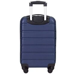 Wrangler Hardside Carry-On Spinner Luggage, Navy Blue, 20-Inch -Luggage Factory Store 411Xpa5LBYL