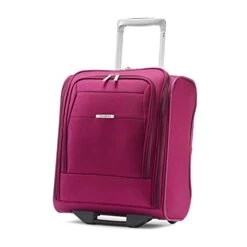 Samsonite Eco-Nu Wheeled Underseater Carry-On Raspberry