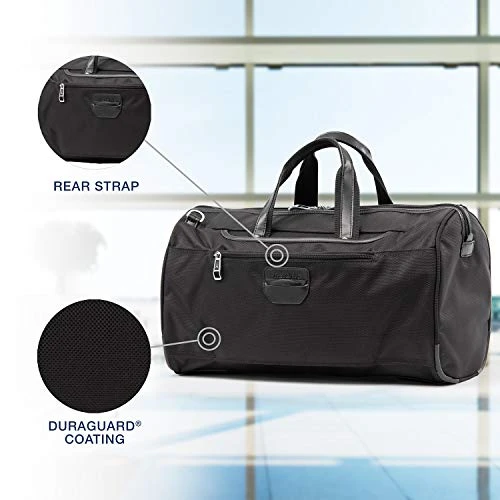 Travelpro Luggage Platinum Elite Regional UnderSeat Duffel Bag, Shadow Black, One Size 5 Travelpro Luggage Platinum Elite Regional UnderSeat Duffel Bag, Shadow Black, One Size - Image 3