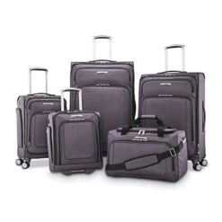 Samsonite SoLyte DLX Underseat Wheeled Carry-On (Mineral Grey) 10 Samsonite SoLyte DLX Underseat Wheeled Carry-On (Mineral Grey) -Luggage Factory Store 4157X348 2BpL