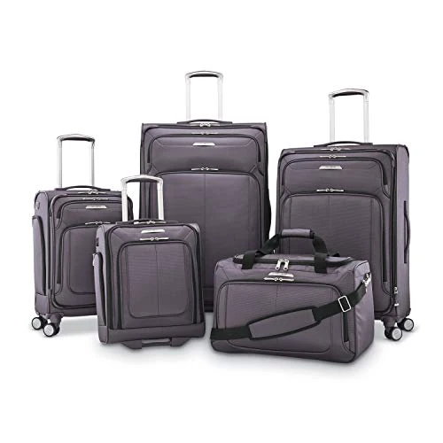 Samsonite SoLyte DLX Underseat Wheeled Carry-On (Mineral Grey) 5 Samsonite SoLyte DLX Underseat Wheeled Carry-On (Mineral Grey) - Image 3