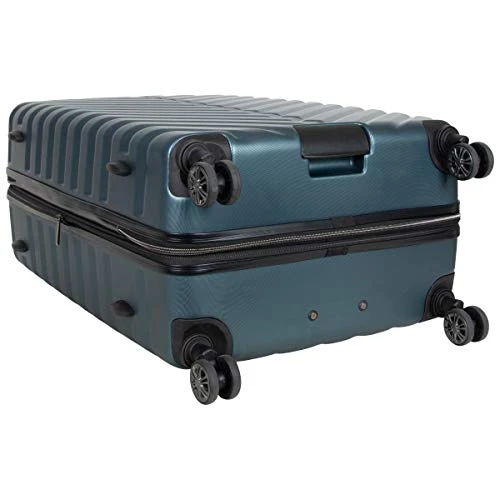Kenneth Cole Reaction Women's Madison Square Hardside Chevron Expandable Luggage, Emerald, 2-Piece Set (20" & 28") 7 Kenneth Cole Reaction Women's Madison Square Hardside Chevron Expandable Luggage, Emerald, 2-Piece Set (20" & 28") - Image 5