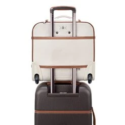 DELSEY Paris Chatelet 2.0 Softside Luggage Under-Seater With 2 Wheels, Angora, Carry-on 16 Inch 16 DELSEY Paris Chatelet 2.0 Softside Luggage Under-Seater With 2 Wheels, Angora, Carry-on 16 Inch -Luggage Factory Store 4162ey2iAXL