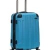 Rockland London Hardside Spinner Wheel Luggage, Turquoise, Carry-On 20-Inch