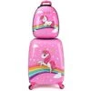 Emissary Kids Luggage With Wheels For Girls - 18” Unicorn Kids Suitcase With 14” Backpack - Kids Suitcases For Girls - Hard-Sided Rolling Kids Suitcase - Kids Carry On Luggage With Wheels 1 Emissary Kids Luggage With Wheels For Girls - 18” Unicorn Kids Suitcase With 14” Backpack - Kids Suitcases For Girls - Hard-Sided Rolling Kids Suitcase - Kids Carry On Luggage With Wheels -Luggage Factory Store 416zEJ3imBL