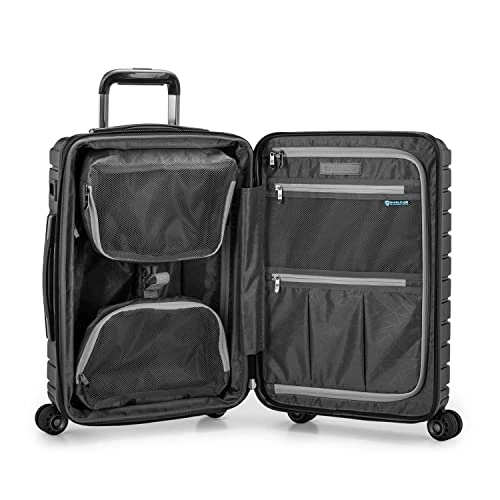 Traveler's Choice Archer Polycarbonate Hardside Spinner Luggage Set, Black, Carry-On 21-Inch 9 Traveler's Choice Archer Polycarbonate Hardside Spinner Luggage Set, Black, Carry-On 21-Inch - Image 7