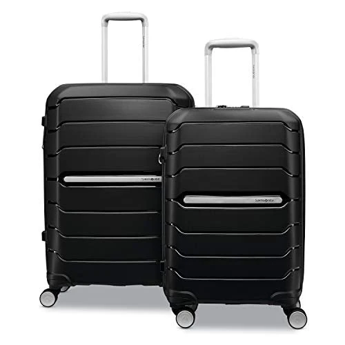 Samsonite Freeform Hardside Expandable With Double Spinner Wheels, Black, 2-Piece Set (21/28) 3 Samsonite Freeform Hardside Expandable With Double Spinner Wheels, Black, 2-Piece Set (21/28)