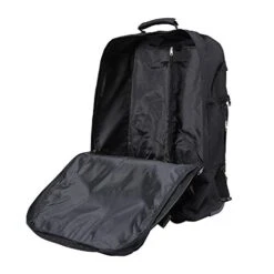 Cabin Max️ - Quebec Hybrid Rolling Backpack With Wheels - Carry On Luggage 22x14x9 Zip Out Backpack Straps - Perfect For Most Major American Airlines (Black) 12 Cabin Max️ - Quebec Hybrid Rolling Backpack With Wheels - Carry On Luggage 22x14x9 Zip Out Backpack Straps - Perfect For Most Major American Airlines (Black) -Luggage Factory Store 41BezgMmovL