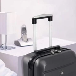 Aerolite 22x14x9” Hard Shell Suitcase Spinner Carry On + Under Seat Holdall 16 Aerolite 22x14x9” Hard Shell Suitcase Spinner Carry On + Under Seat Holdall -Luggage Factory Store 41BmlnvauML