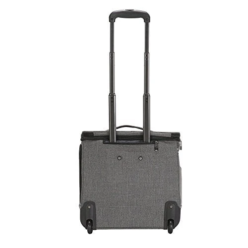 Travelers Club Luggage 16" Top Expandable Rolling Underseater W/USB Port, Dark Gray Suitcase, 10 Travelers Club Luggage 16" Top Expandable Rolling Underseater W/USB Port, Dark Gray Suitcase, - Image 8