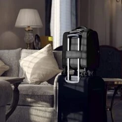 VERAGE Carry On Underseat Luggage With Wheels & USB Port, Wheeled Spinner Bag Carry-on Luggages For Airlines, Lightweight Suitcase Men Women, Pilots And Crew (14-Inch Compact) -Luggage Factory Store 41Cm8i7dBlL