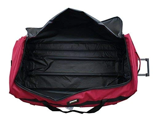 Gothamite 36-inch Rolling Duffle Bag With Wheels | Luggage Bag | Hockey Bag | XL Duffle Bag With Rollers | Heavy Duty 1200D Polyester (Fuchsia) 7 Gothamite 36-inch Rolling Duffle Bag With Wheels | Luggage Bag | Hockey Bag | XL Duffle Bag With Rollers | Heavy Duty 1200D Polyester (Fuchsia) - Image 5