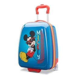 American Tourister Kids' Disney Hardside Upright Luggage, Mickey, Carry-On 18-Inch