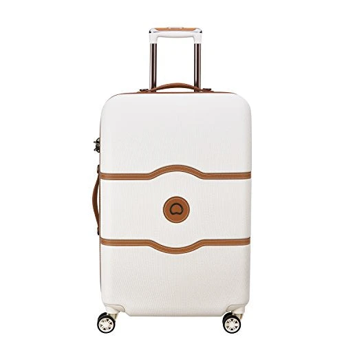 DELSEY Paris Chatelet Air Hardside Luggage, Spinner Wheels, Champagne White, Checked-Medium 24 Inch 3 DELSEY Paris Chatelet Air Hardside Luggage, Spinner Wheels, Champagne White, Checked-Medium 24 Inch