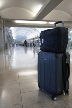 Simplily Co. Carry-on Under The Seat Shoulder Suitcase Luggage Bag (Black) -Luggage Factory Store 41EiaemJ71L